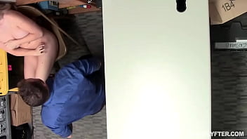 Busty Teen Bandit Gets Caught Red-handed And Begs For Punishment