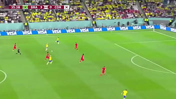 Brazil Dominating Korea From Behind