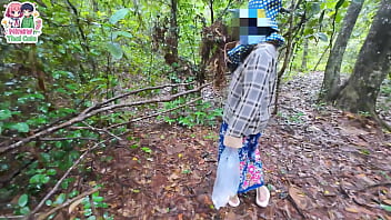 Thai Teen’s Innocent Mushroom Hunt Turns Into A Wild Forest Pounding, Moaning In Thai