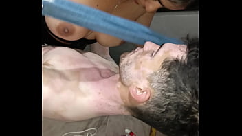 Stepson Drills His Curvy Stepmom Against The Fridge