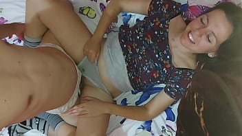 Naughty Stepsister Can’t Resist Her Stepbrother’s Massive Cock And Gets Pounded Hard