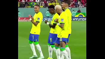 Brazil Dominating Korea Live: Neymar And Crew Celebrate The Feast