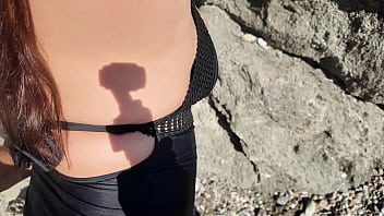 A Horny, Curvy Stepmom And I Get Naughty On A Crowded Beach
