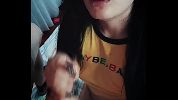 Warm Milk Splashed All Over My Face – A Steamy Cum Blowjob Facial