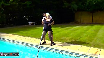 Hardcore Granny Action With Handy Men
