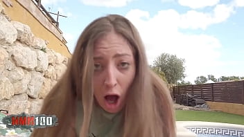 Filthy Teen Gets Her Throat Stretched And Face Plastered With Cum