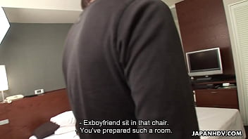 Shameless Japanese Slut Gets Pounded While Her Cuck Boyfriend Watches