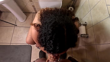 Thick Ebony Goddess Gives Reverse Blumpkin Blowjob In Intimate Pov