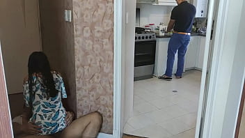 My Husband Cooks While His Brother’s Huge Cock Fills Me As His Naughty Wife