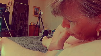 Granny Blue’s Mouth-watering Cock-sucking Pov